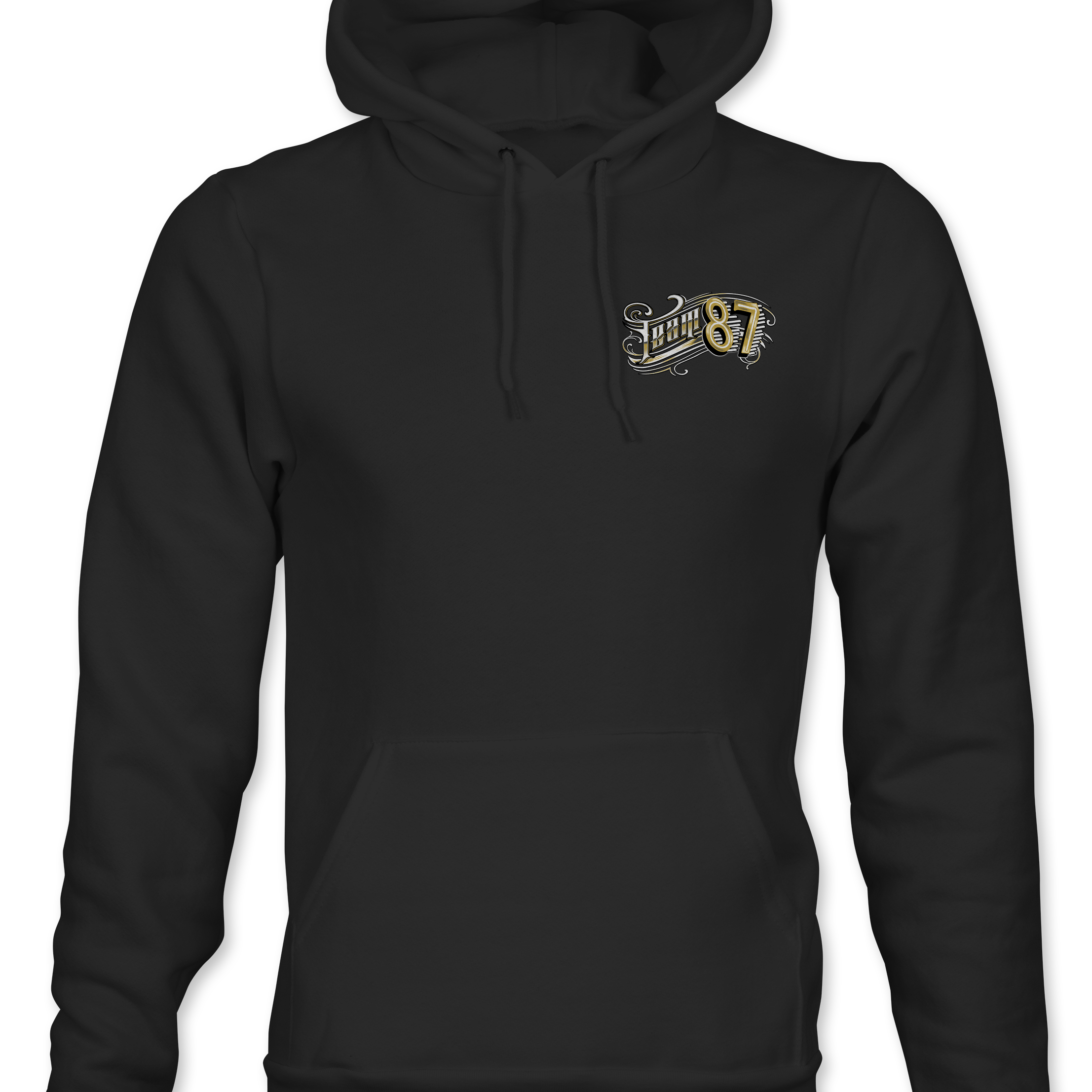 Team 87 Hoodies Black Acid Apparel