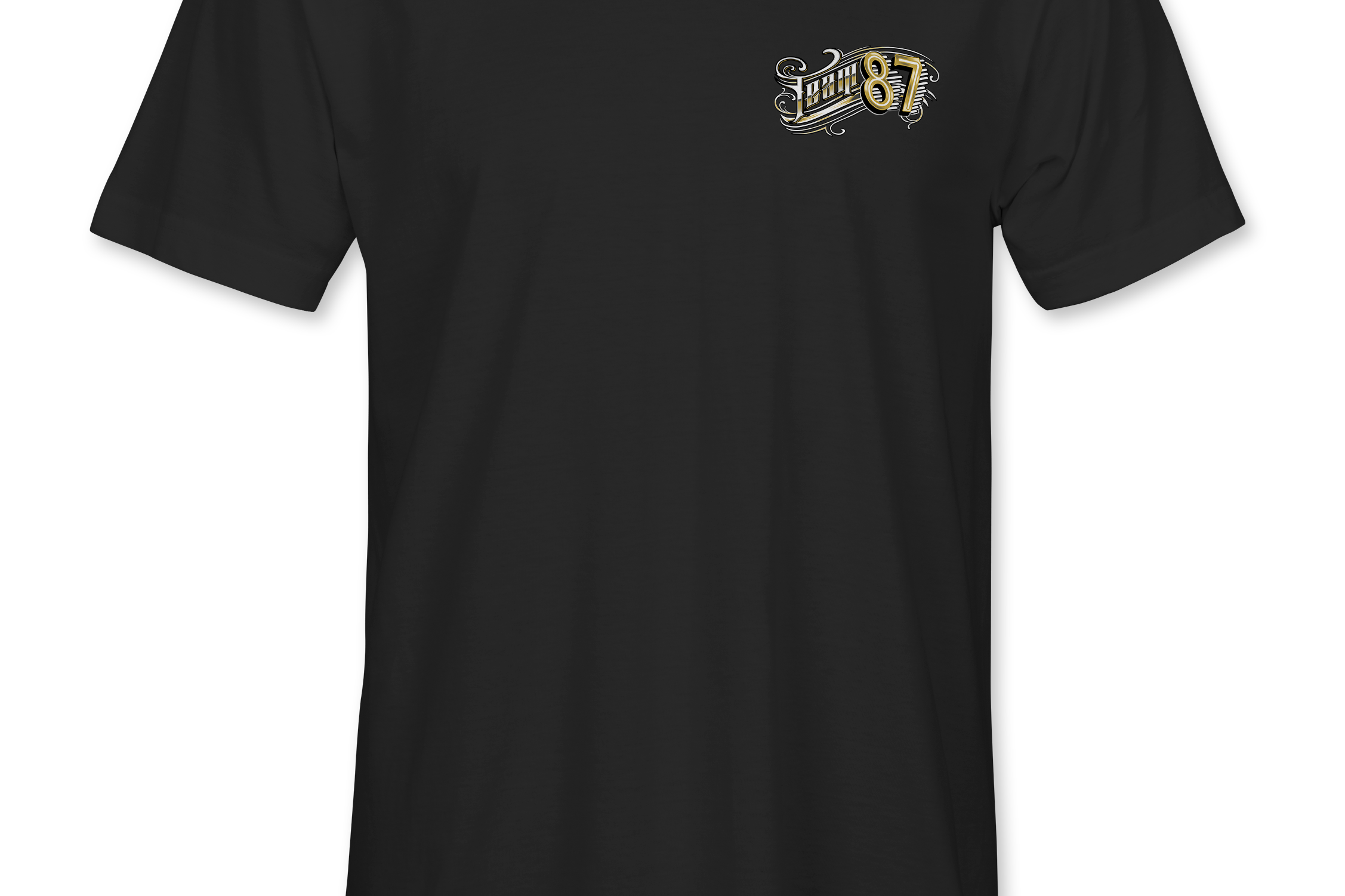 Team 87 T-Shirts Black Acid Apparel