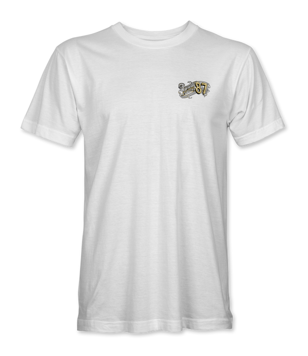 White Tiger White Graphic T-Shirt - Small 