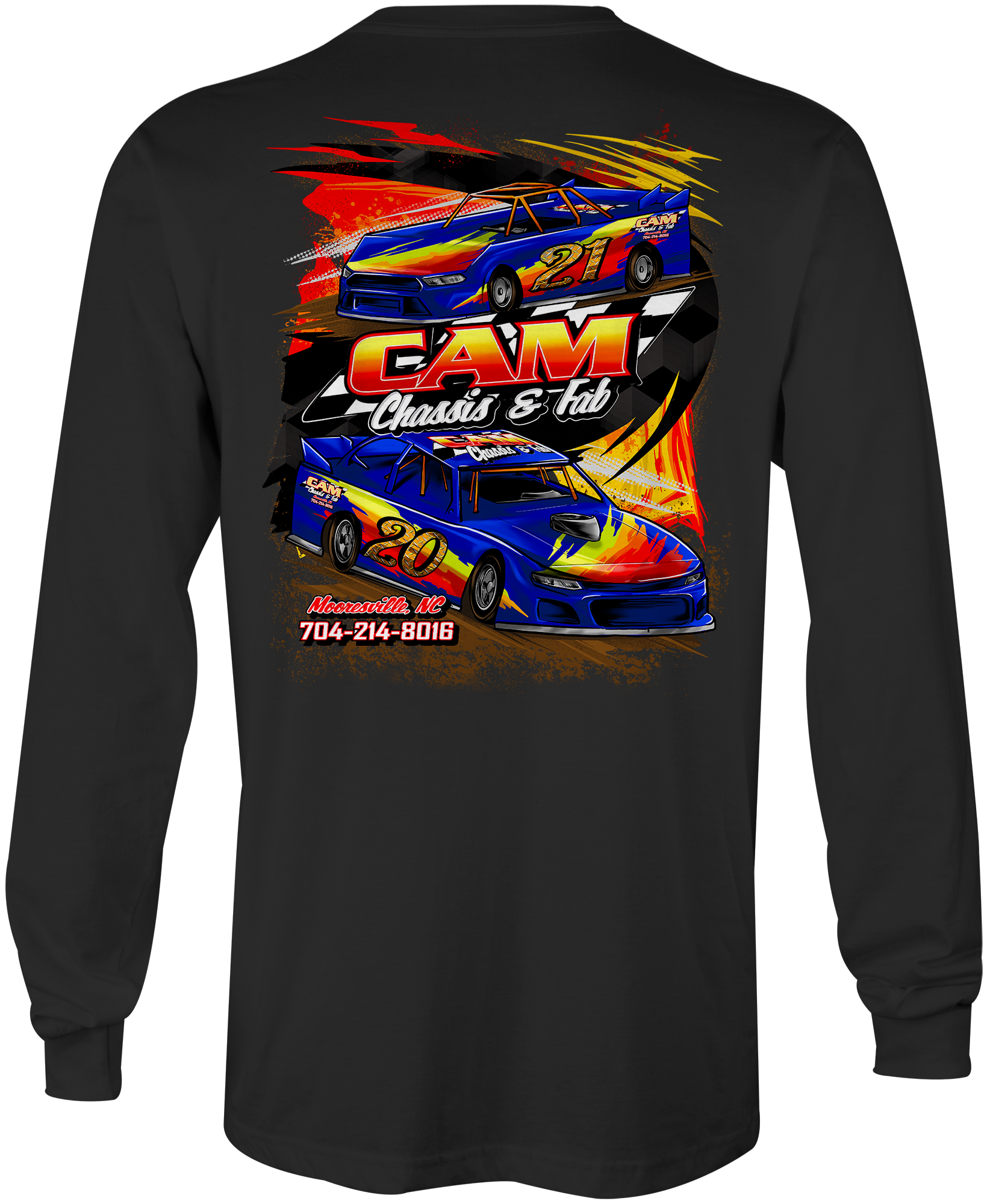 Cam Chassis Long Sleeves Black Acid Apparel