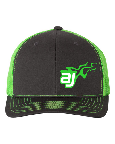 AJ Allmendinger Trucker Hats Black Acid Apparel