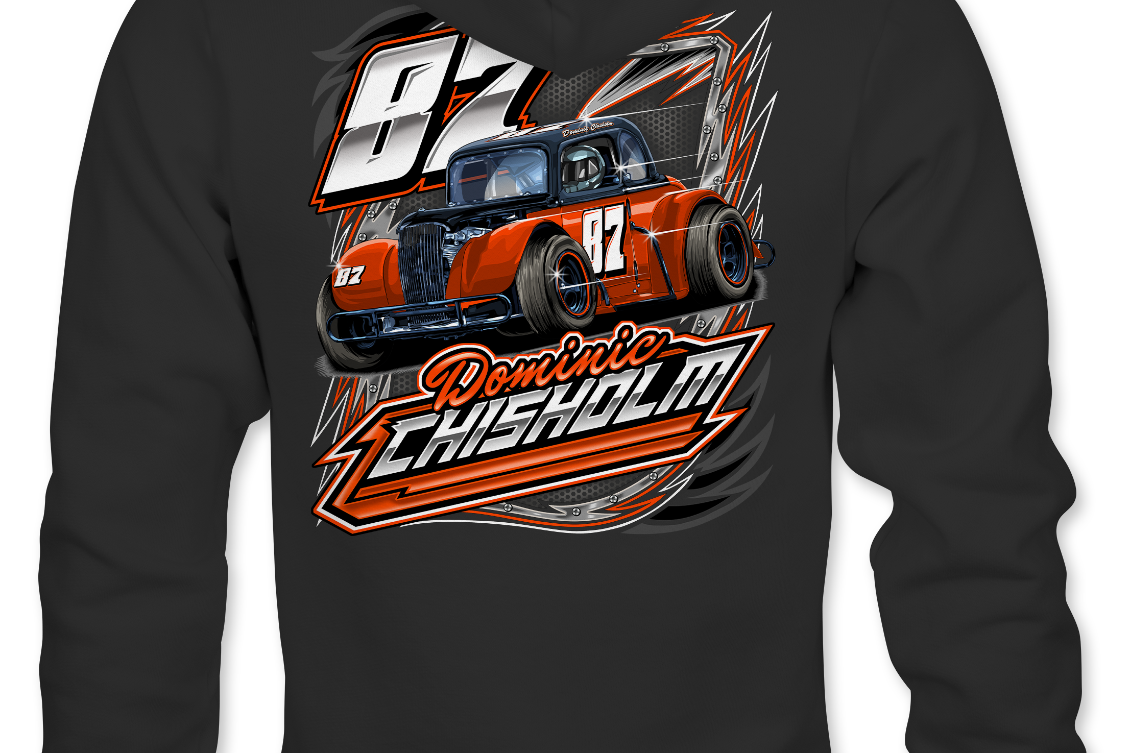 Dominic Chisholm Hoodies 2022 Black Acid Apparel