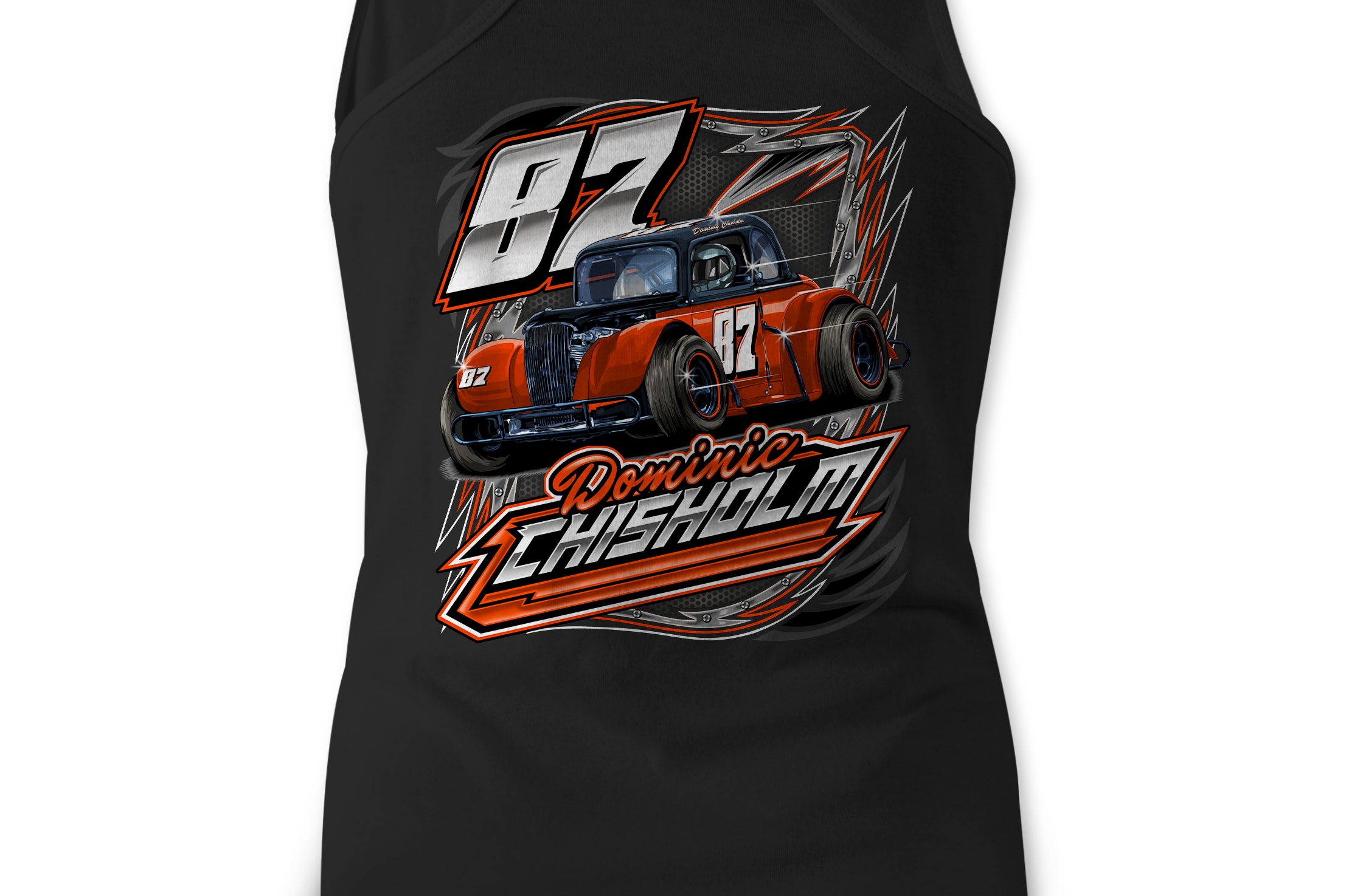 Dominic Chisholm Tank Tops 2022 Black Acid Apparel