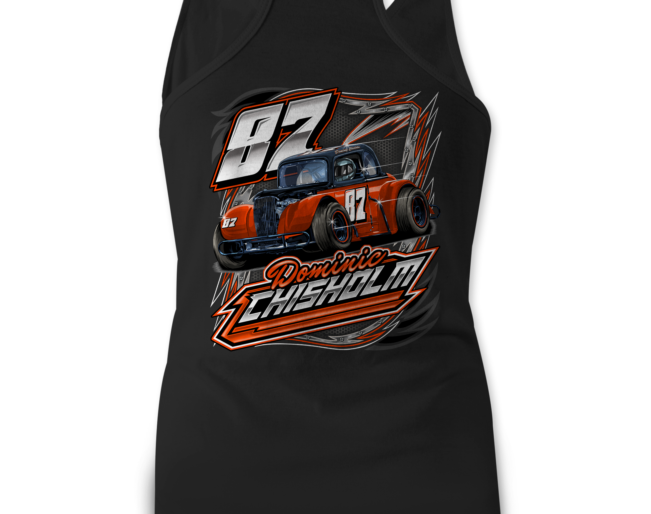 Dominic Chisholm Tank Tops 2022 Black Acid Apparel