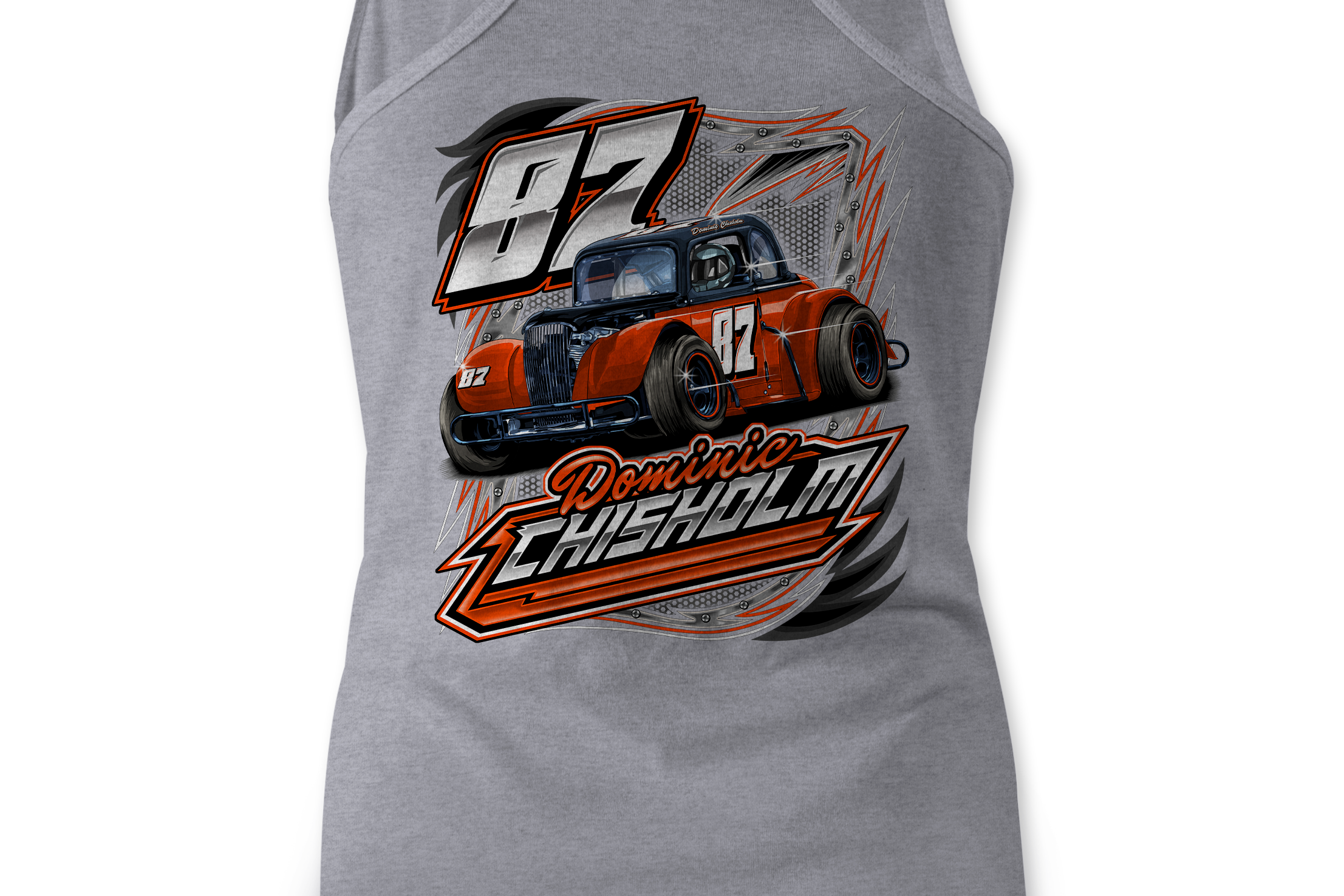 Dominic Chisholm Tank Tops 2022 Black Acid Apparel