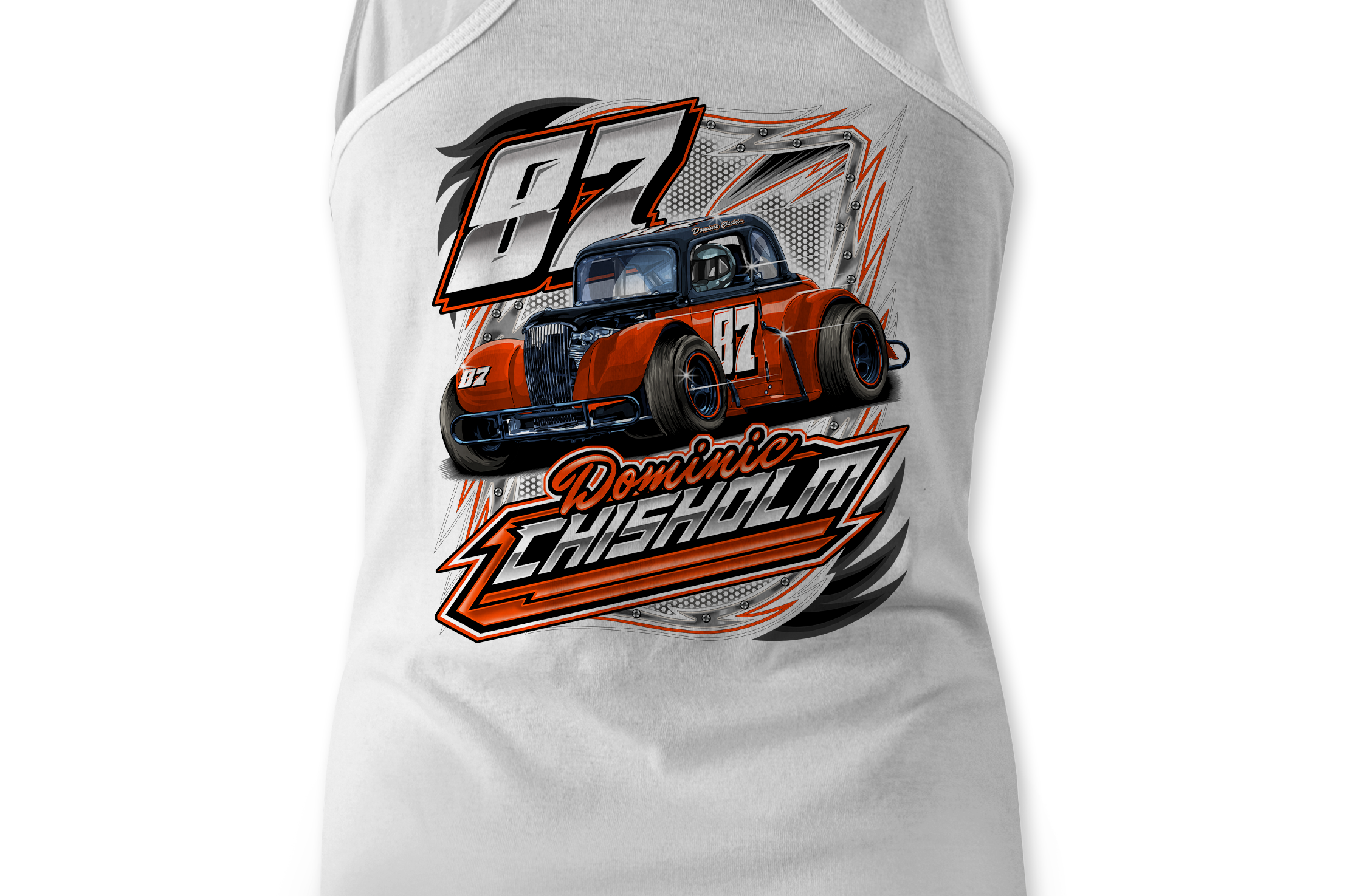Dominic Chisholm Tank Tops 2022 Black Acid Apparel