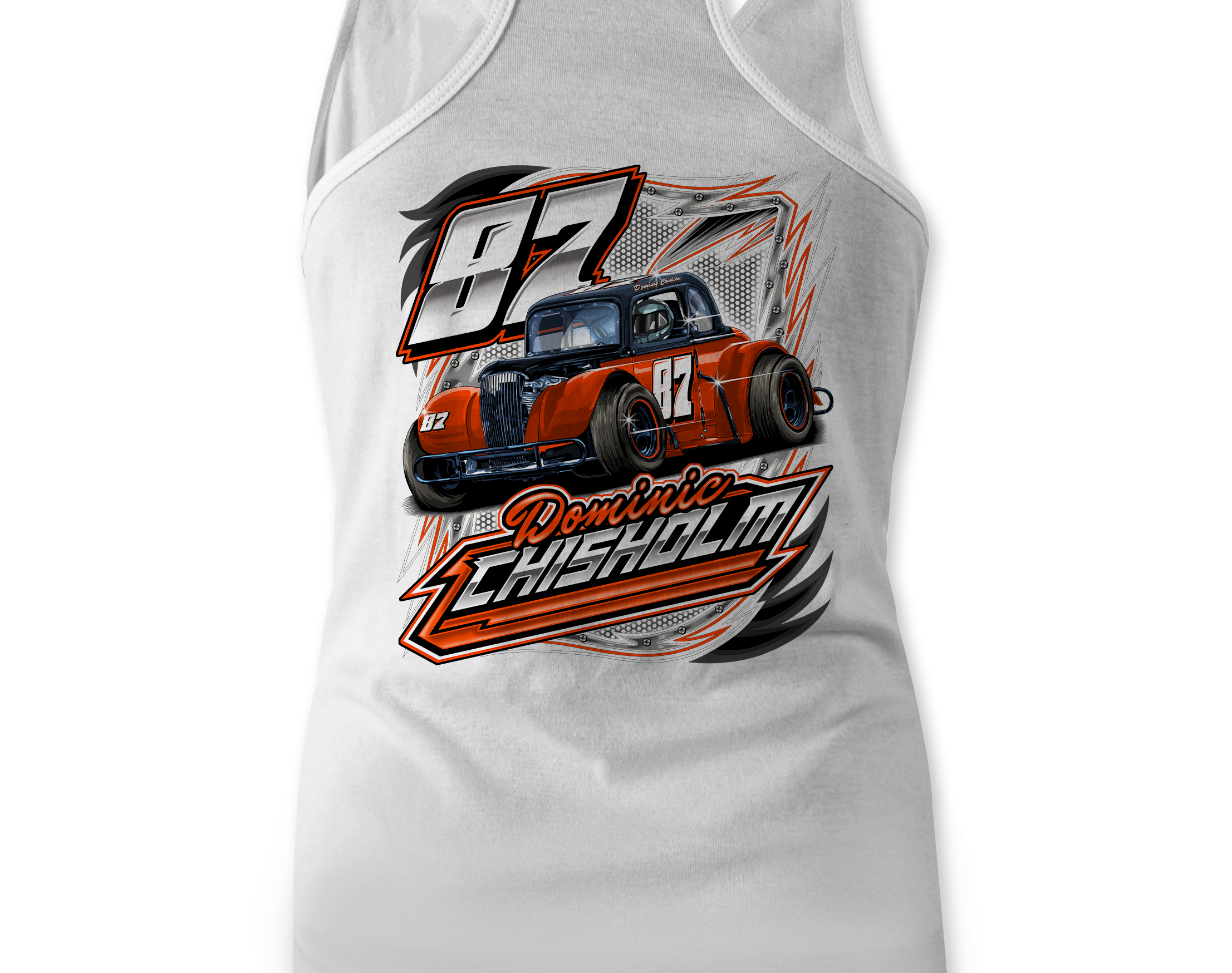 Dominic Chisholm Tank Tops 2022 Black Acid Apparel