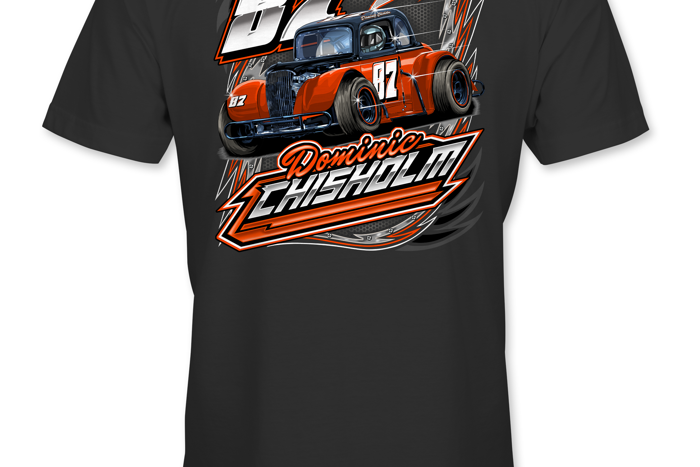 Dominic Chisholm T-Shirts 2022 Black Acid Apparel