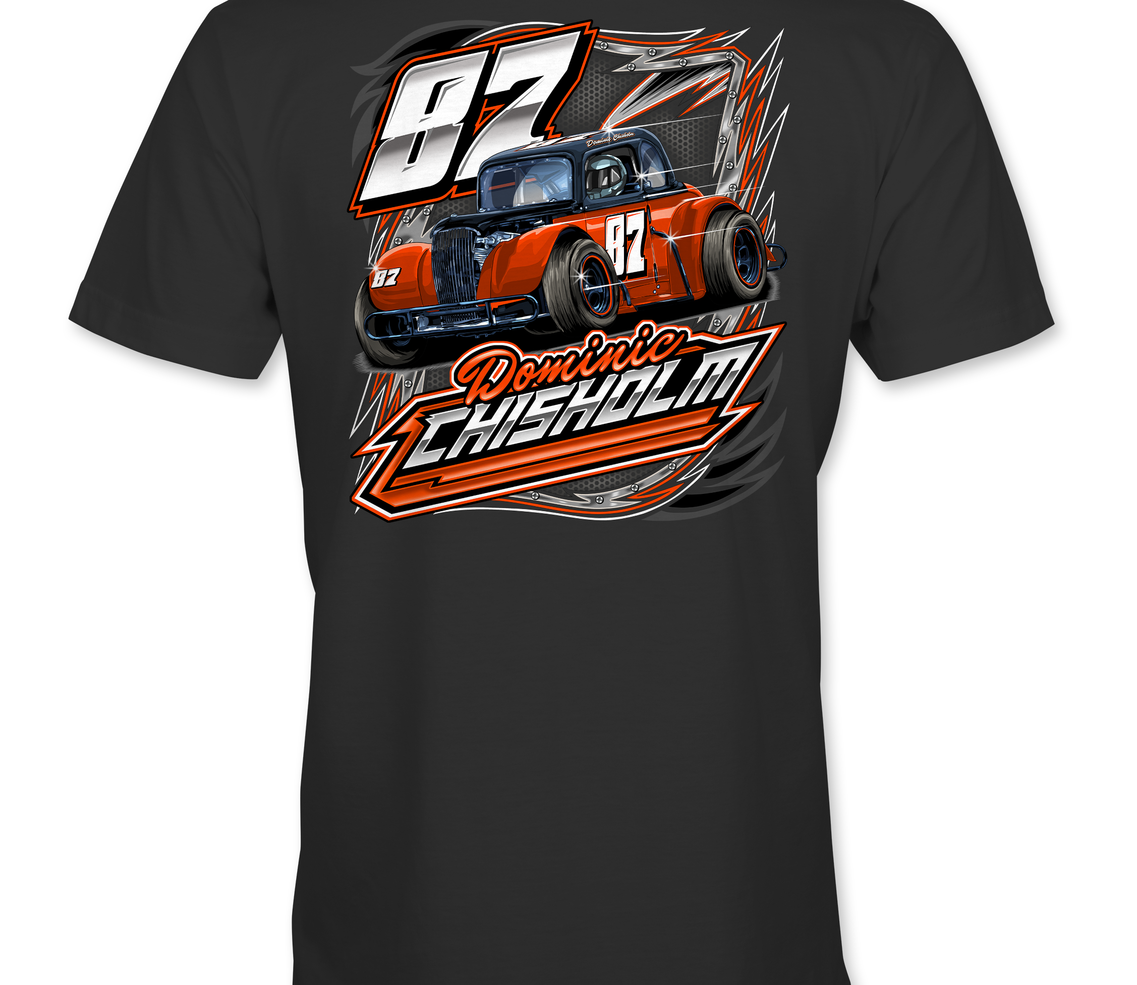 Dominic Chisholm T-Shirts 2022 Black Acid Apparel