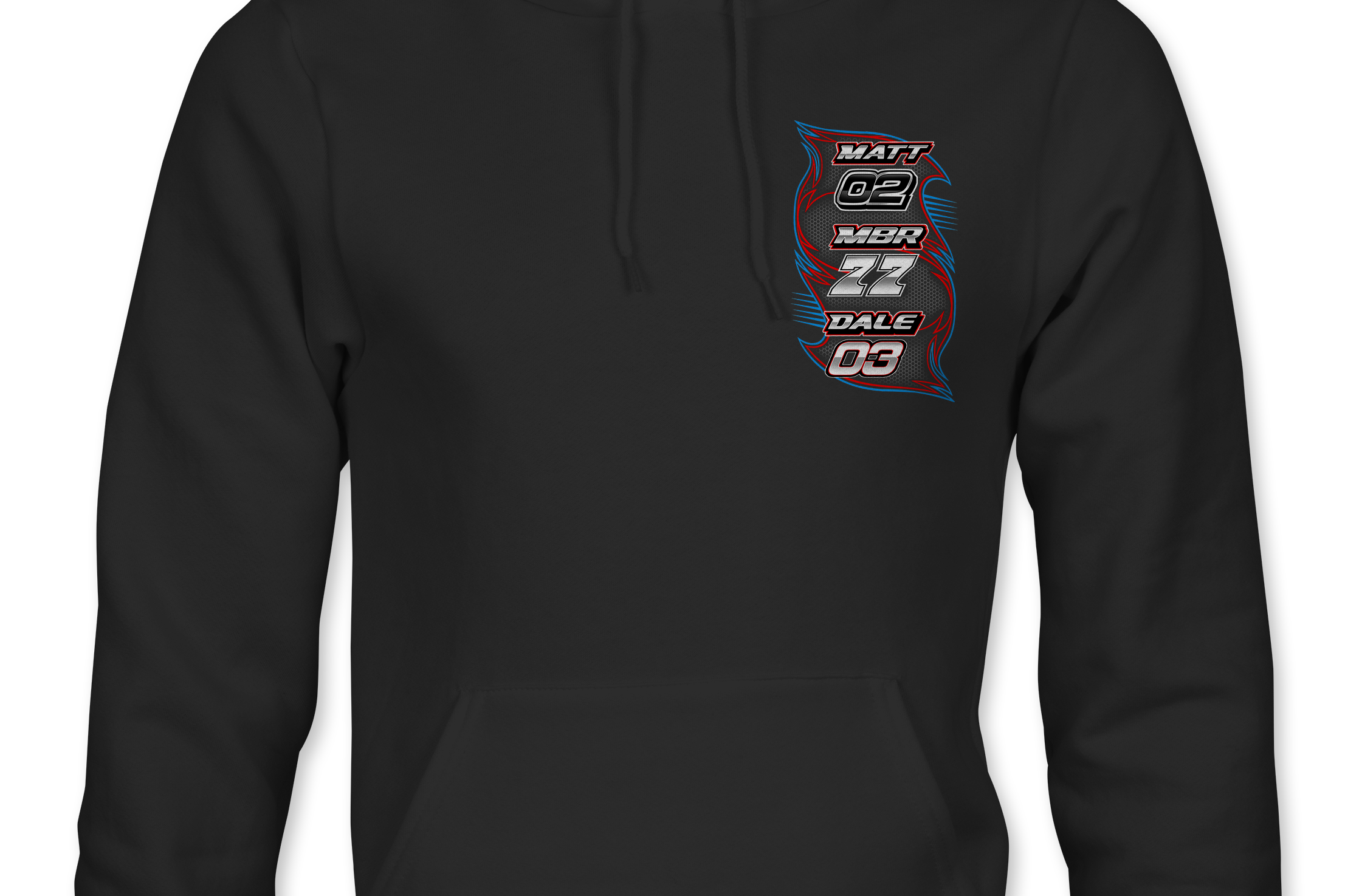 Clifton Racing Hoodies Black Acid Apparel