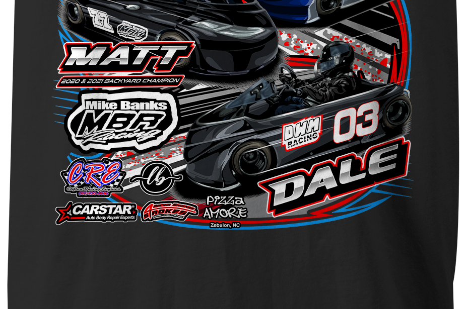Clifton Racing Tank Tops Black Acid Apparel