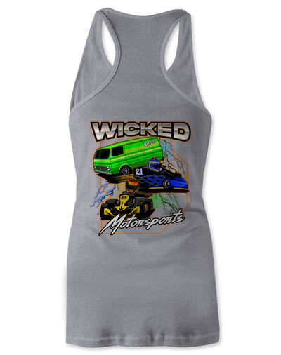Wicked Motorsports Tank Tops Black Acid Apparel