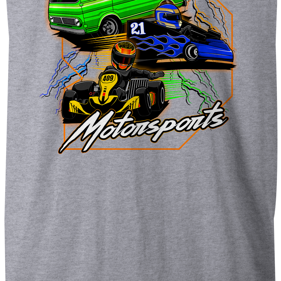 Wicked Motorsports Tank Tops Black Acid Apparel