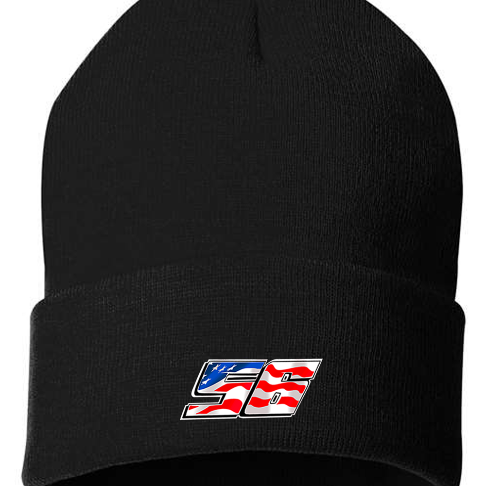 Chance Saucerman Beanies Black Acid Apparel