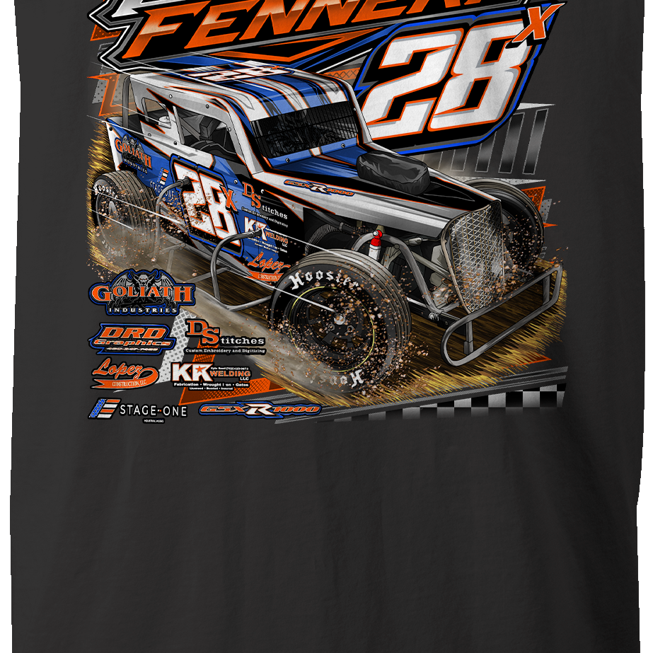 Darrin Fennern 2023 Tank Tops Black Acid Apparel