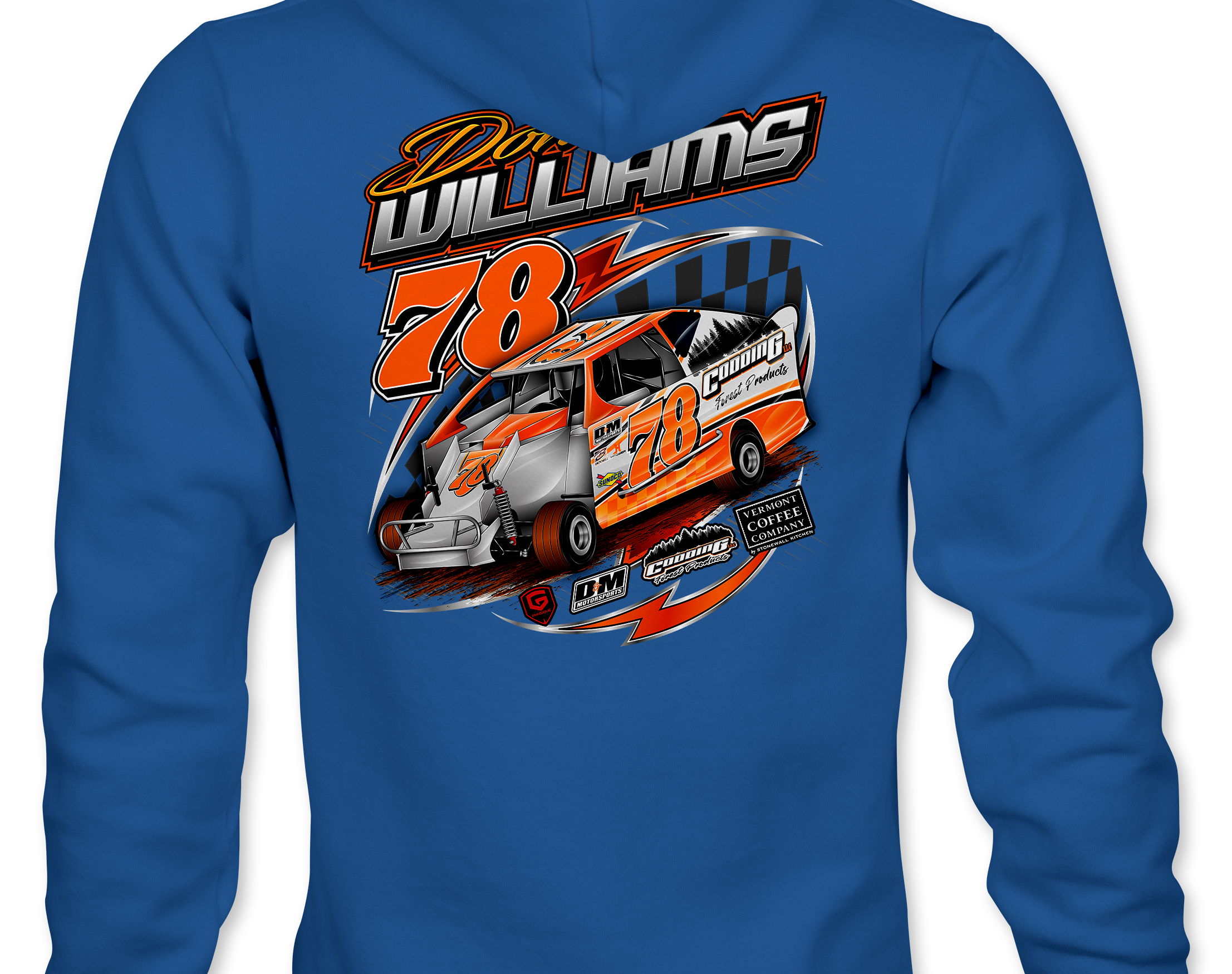 Don Williams Hoodies Black Acid Apparel