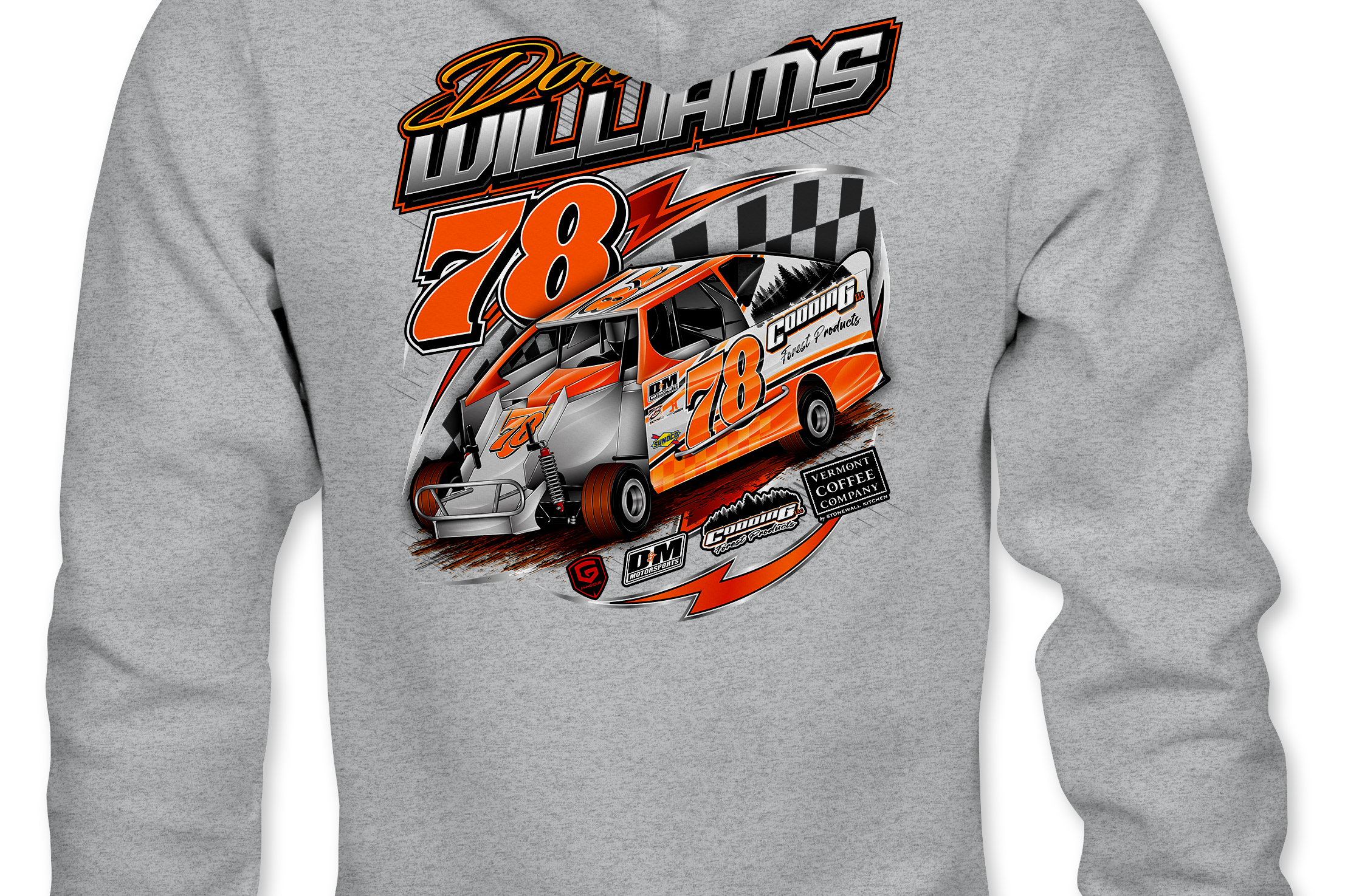 Don Williams Hoodies Black Acid Apparel