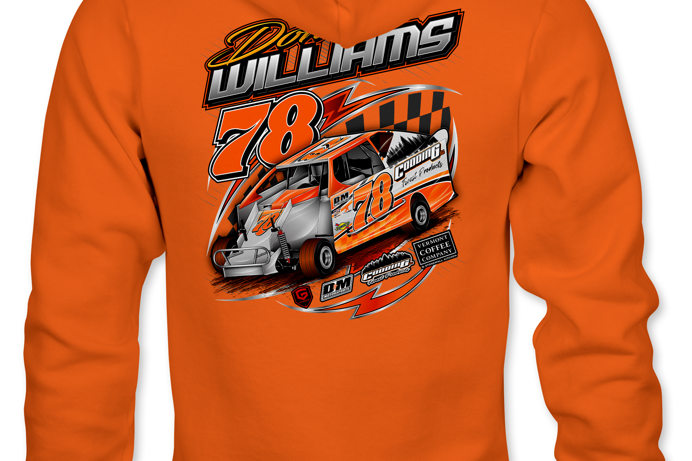 Don Williams Hoodies Black Acid Apparel