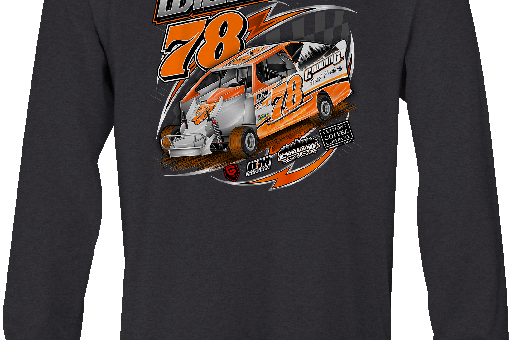 Don Williams Long Sleeves Black Acid Apparel