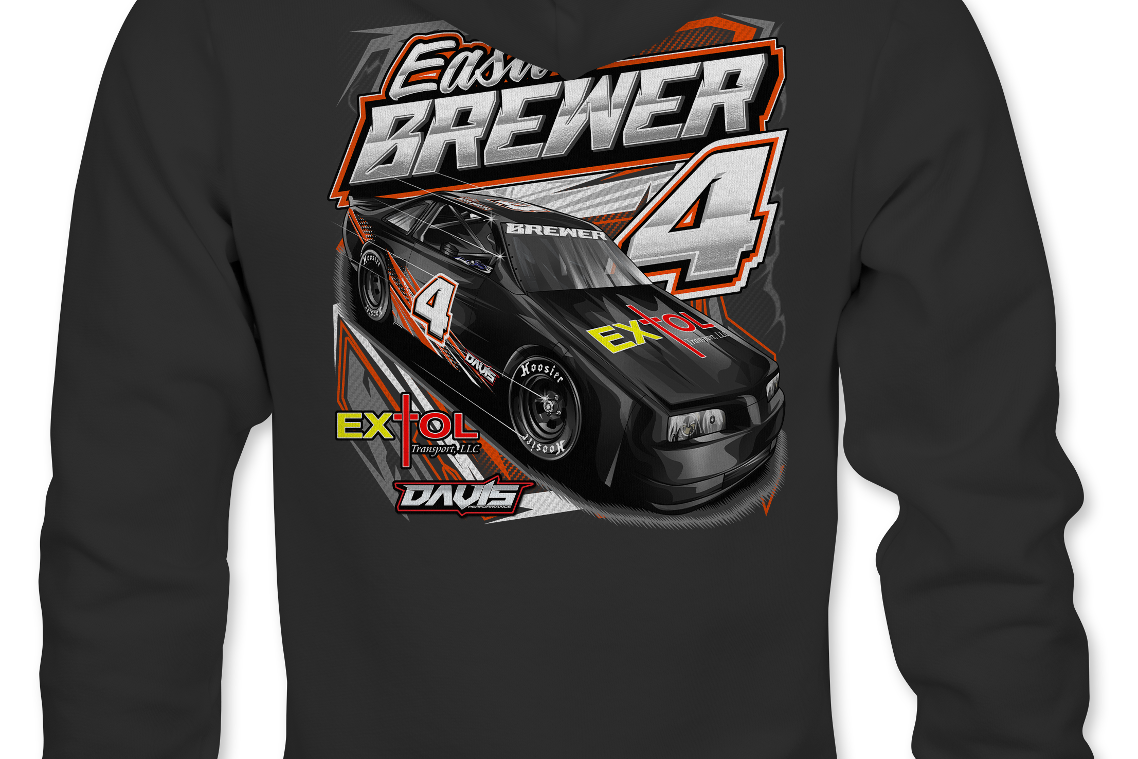 Easton Brewer Hoodies Black Acid Apparel