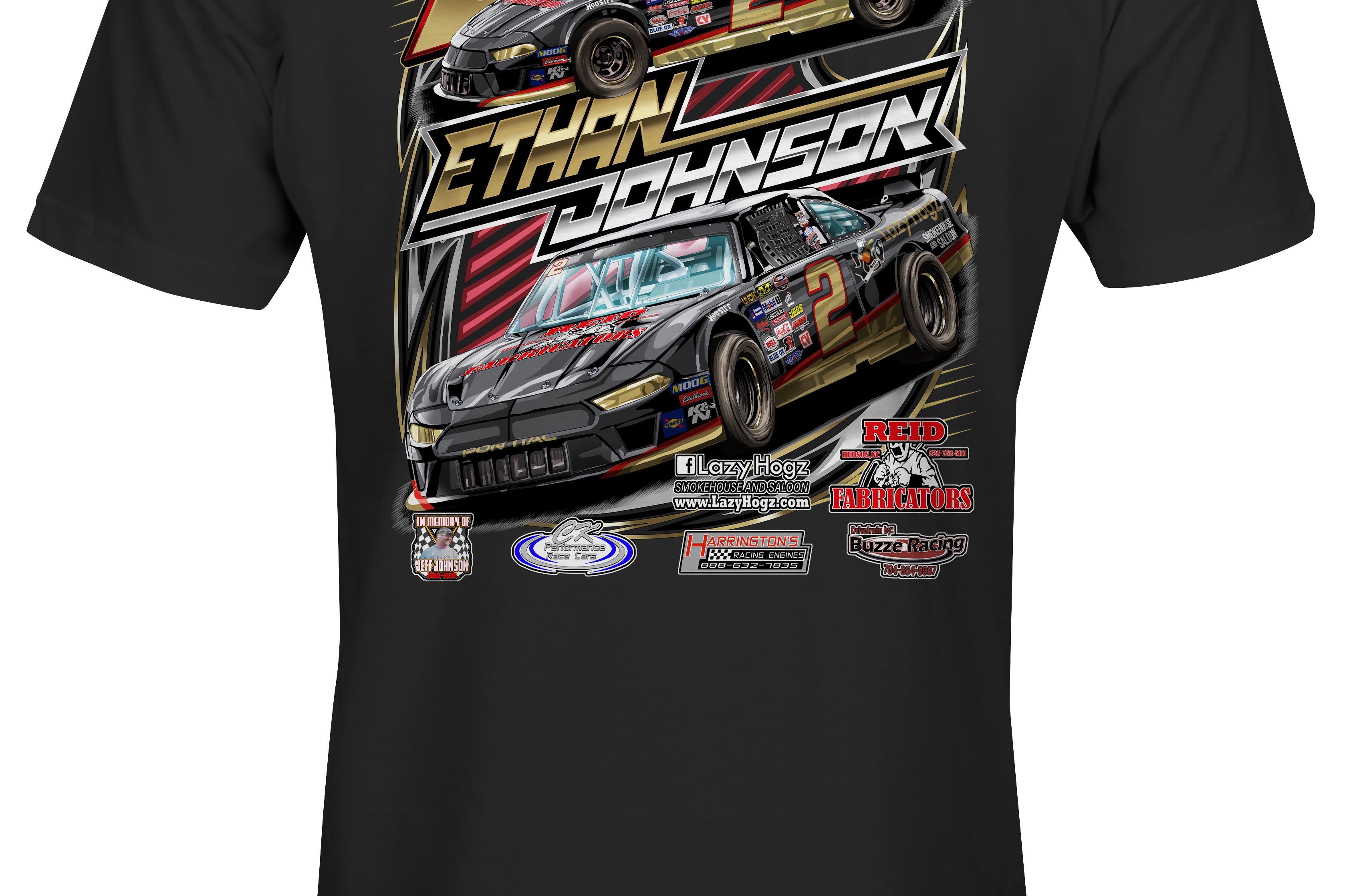 Ethan Johnson T-Shirts Black Acid Apparel