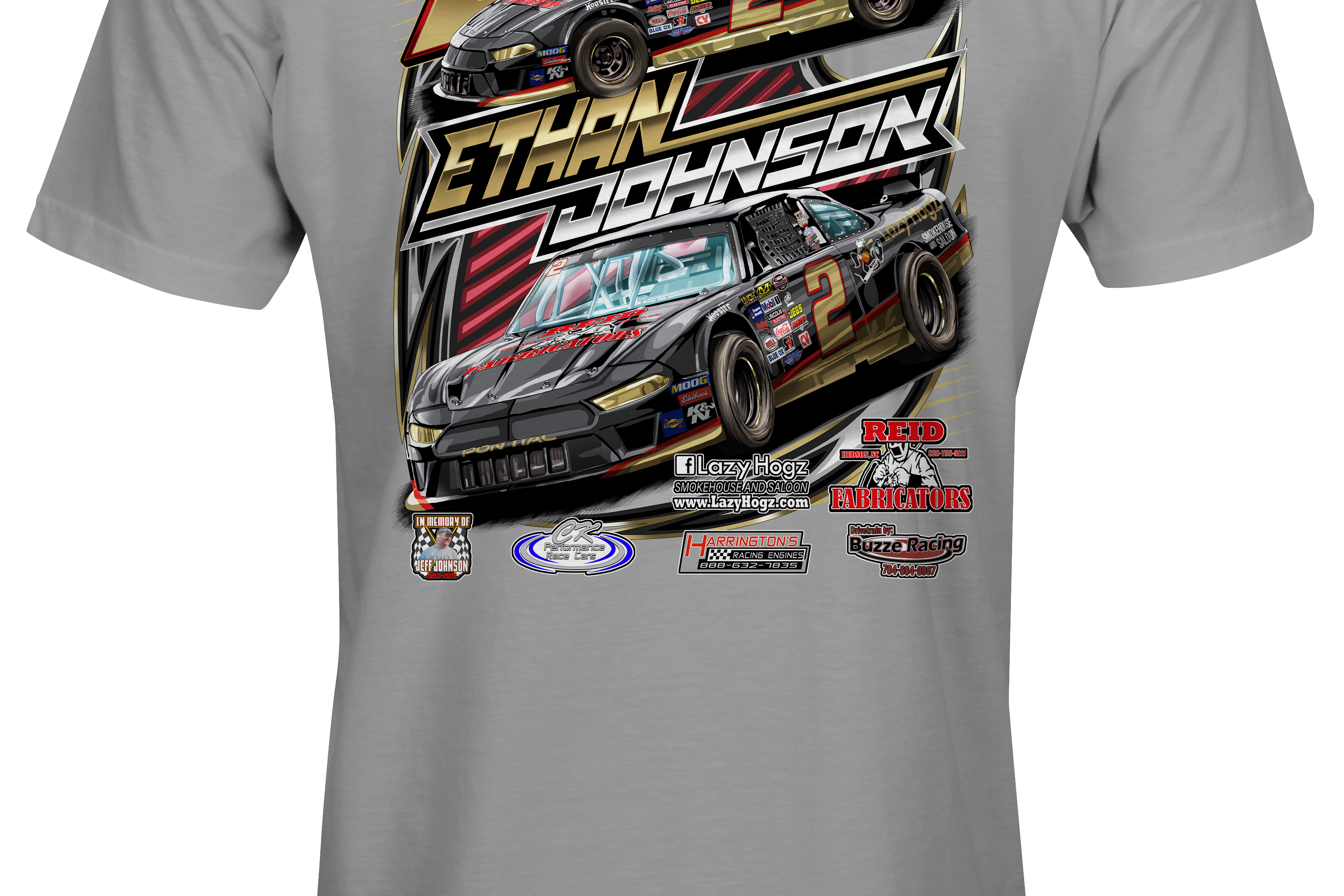 Ethan Johnson T-Shirts Black Acid Apparel