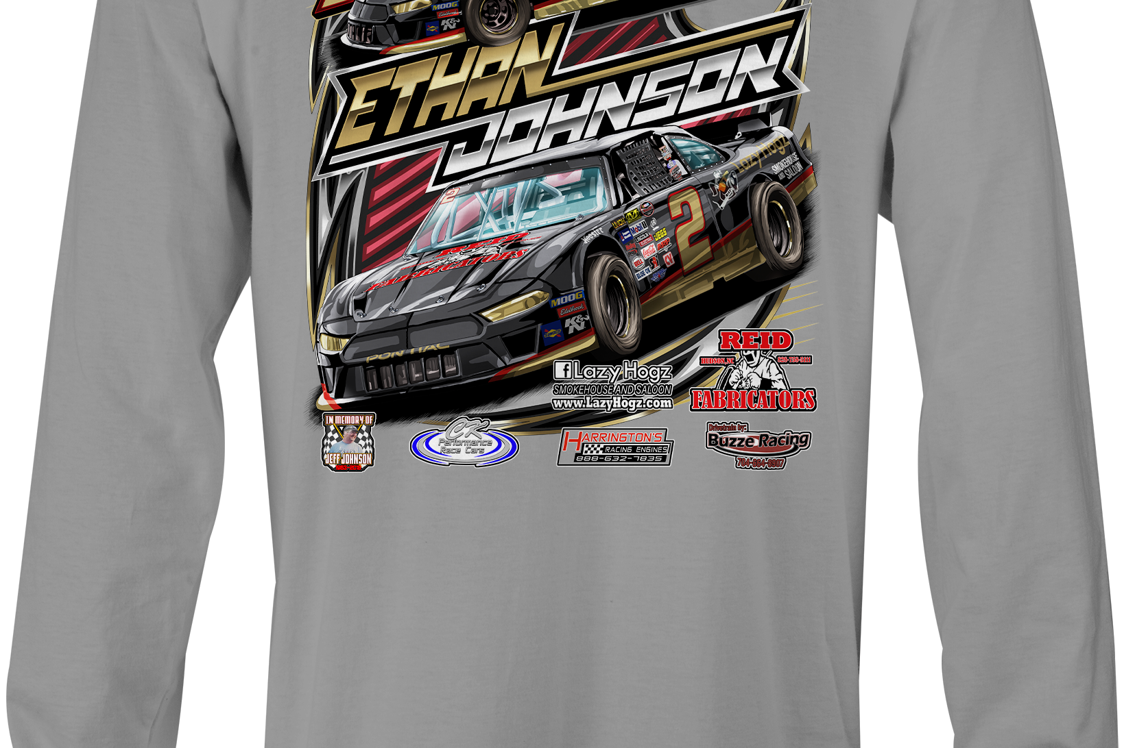 Ethan Johnson Long Sleeves Black Acid Apparel