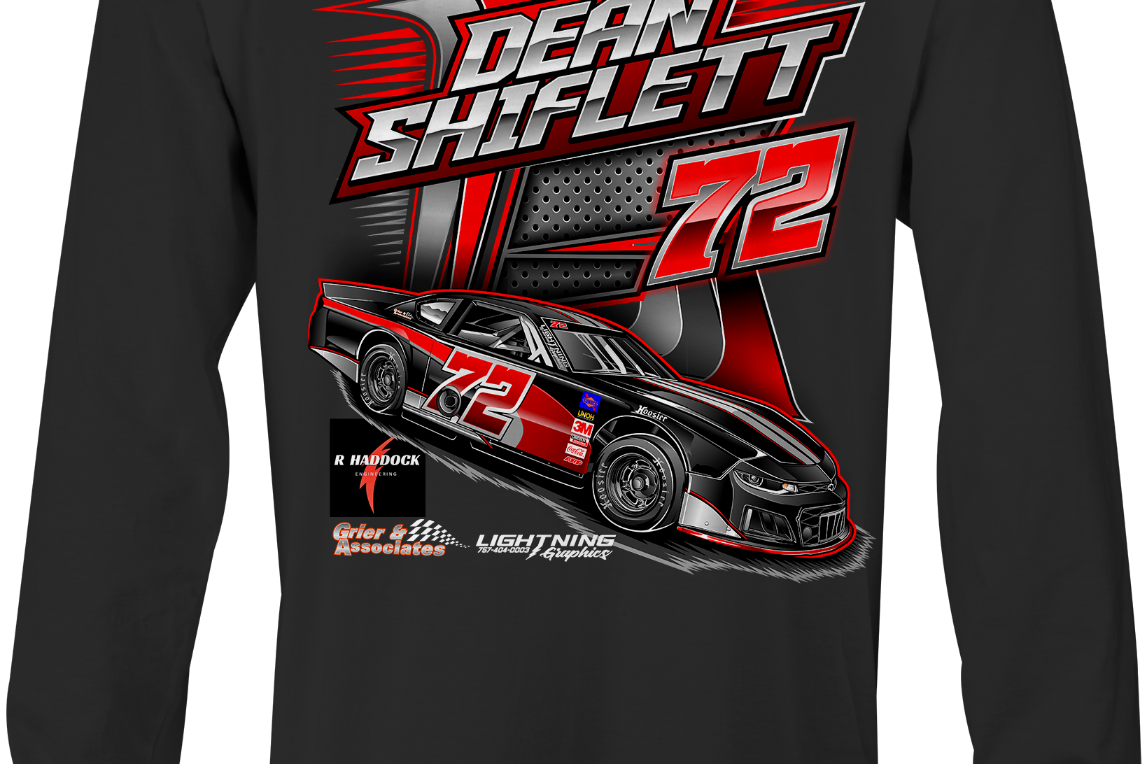 FRT Motorsports Long Sleeves Black Acid Apparel