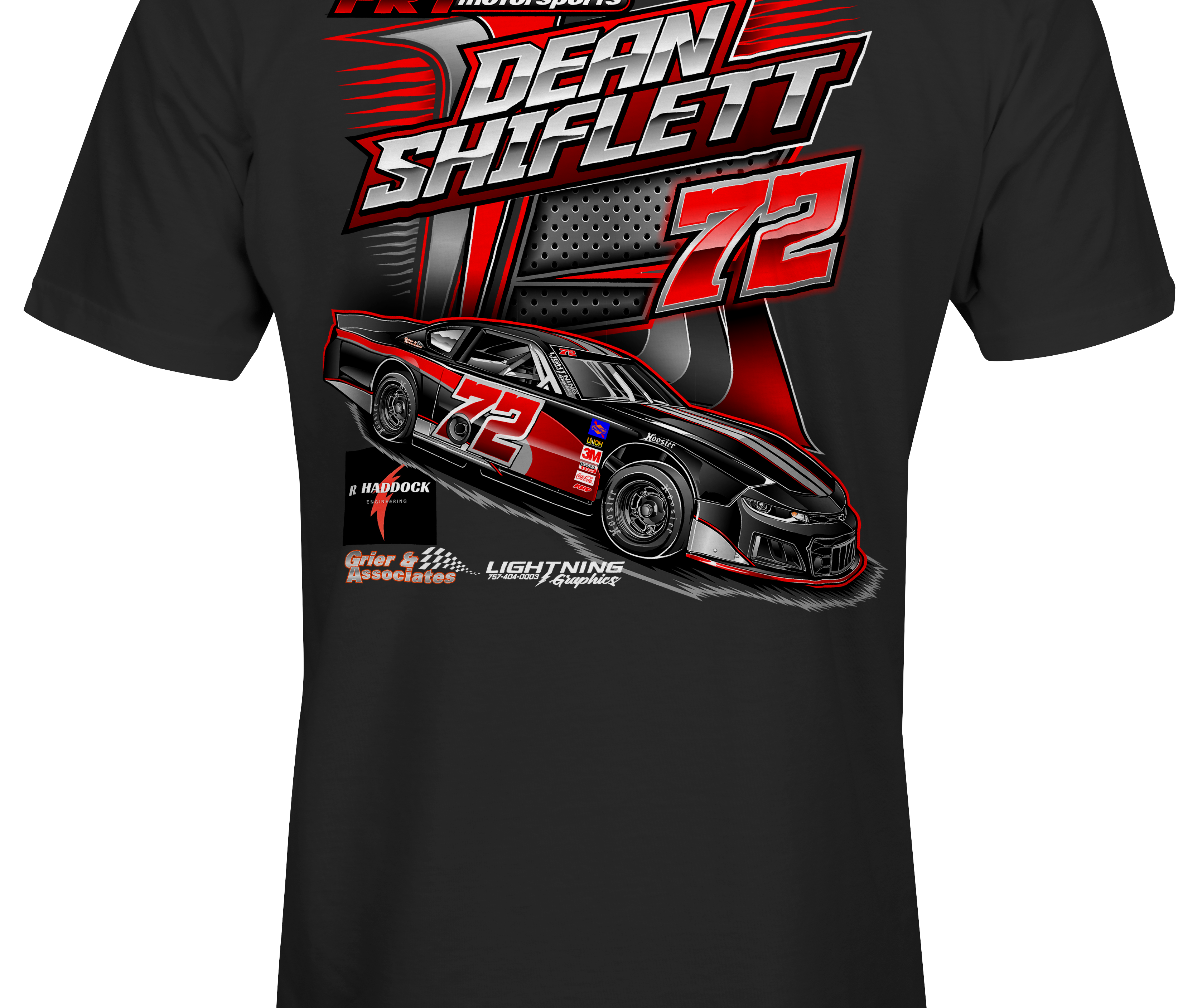 FRT Motorsports T-Shirts Black Acid Apparel