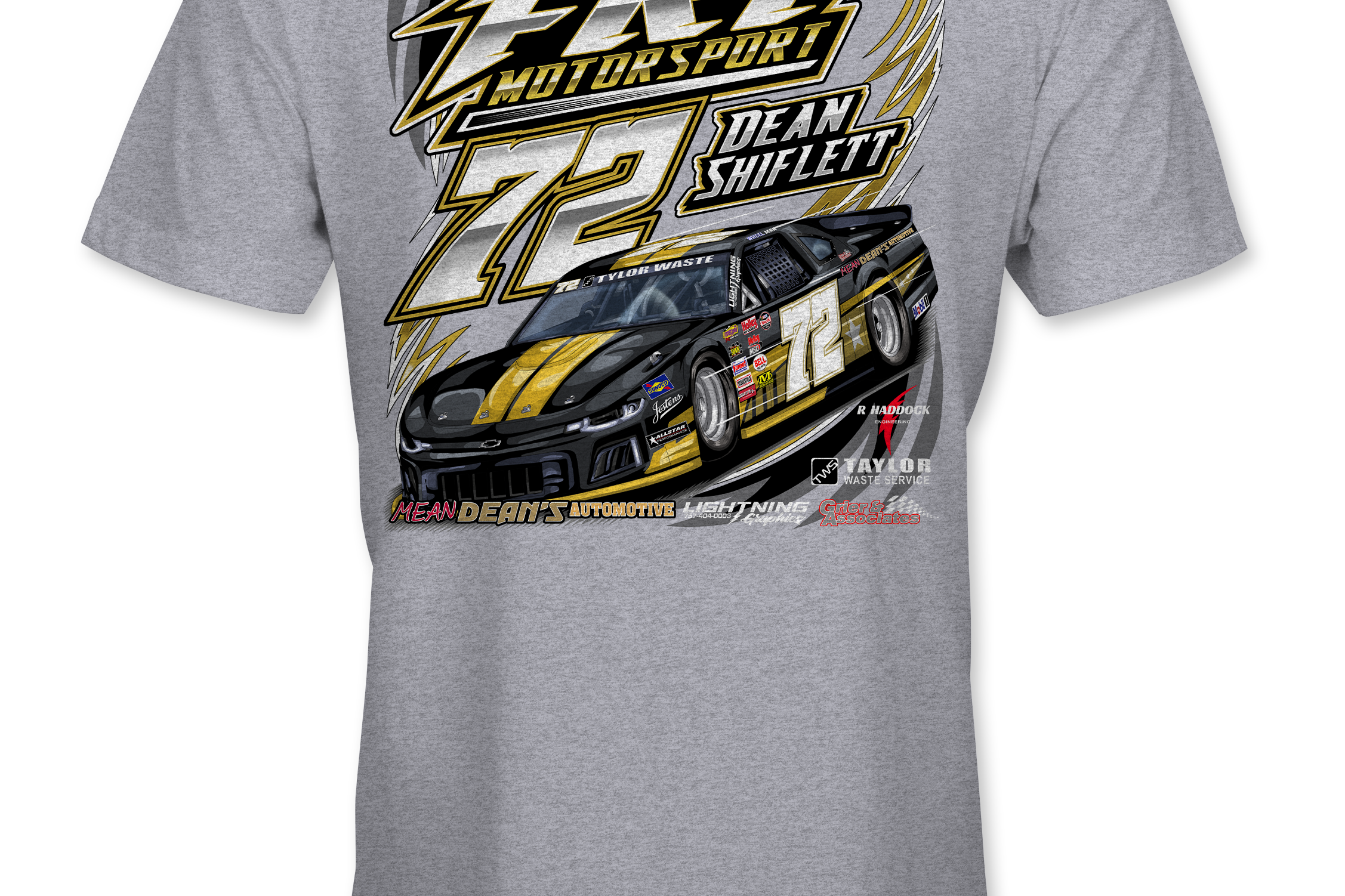 FRT Motorsports 2022 T-Shirts Black Acid Apparel