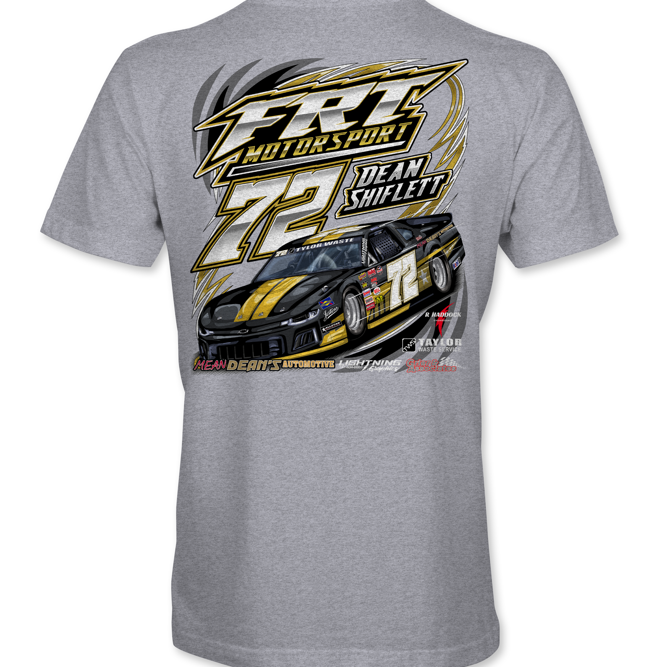 FRT Motorsports 2022 T-Shirts Black Acid Apparel