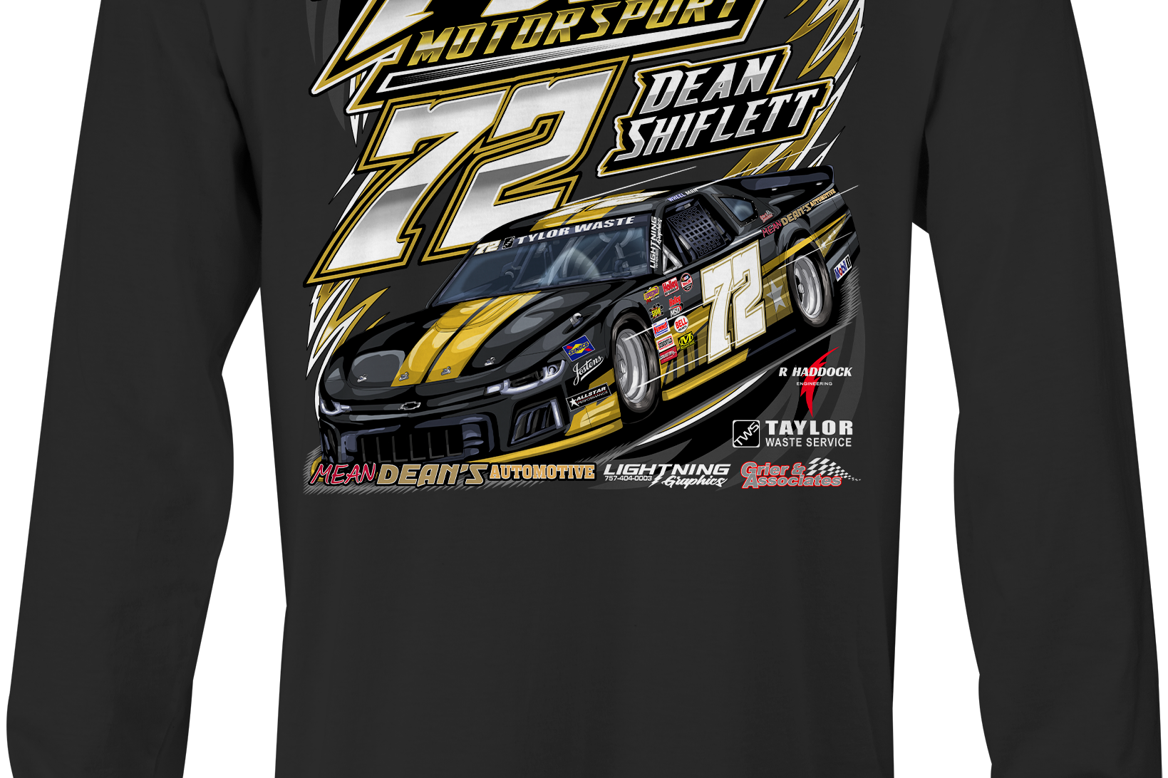 FRT Motorsports 2022 Long Sleeves Black Acid Apparel