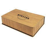 Laserable Leatherette Flask Gift Box Sets Black Acid Apparel