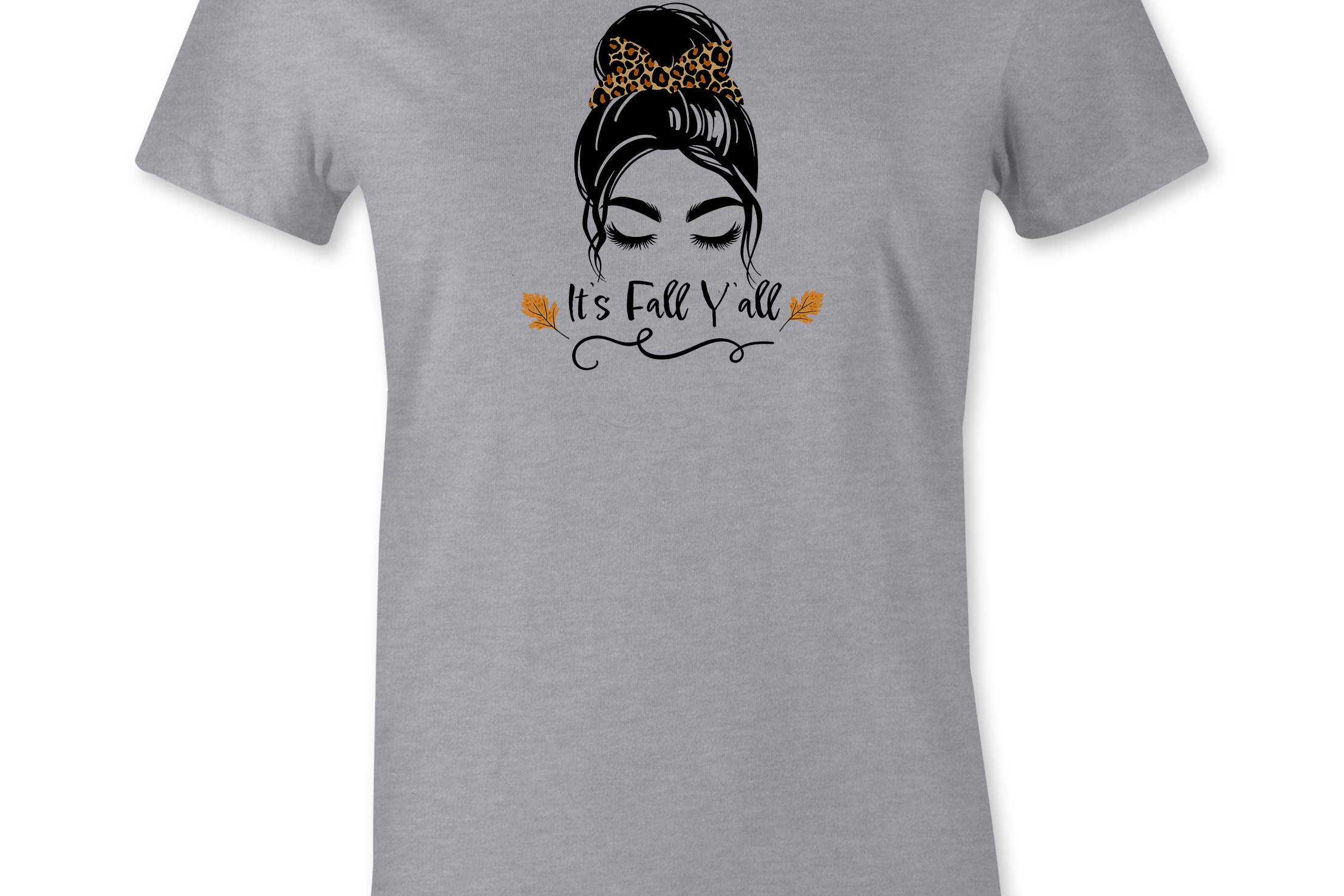 Its Fall Yall Tshirt Black Acid Apparel
