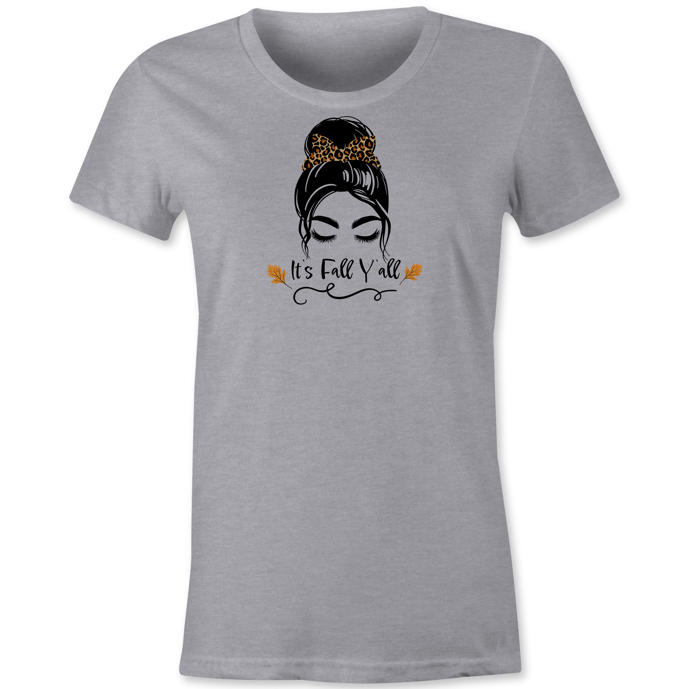 Its Fall Yall Tshirt Black Acid Apparel