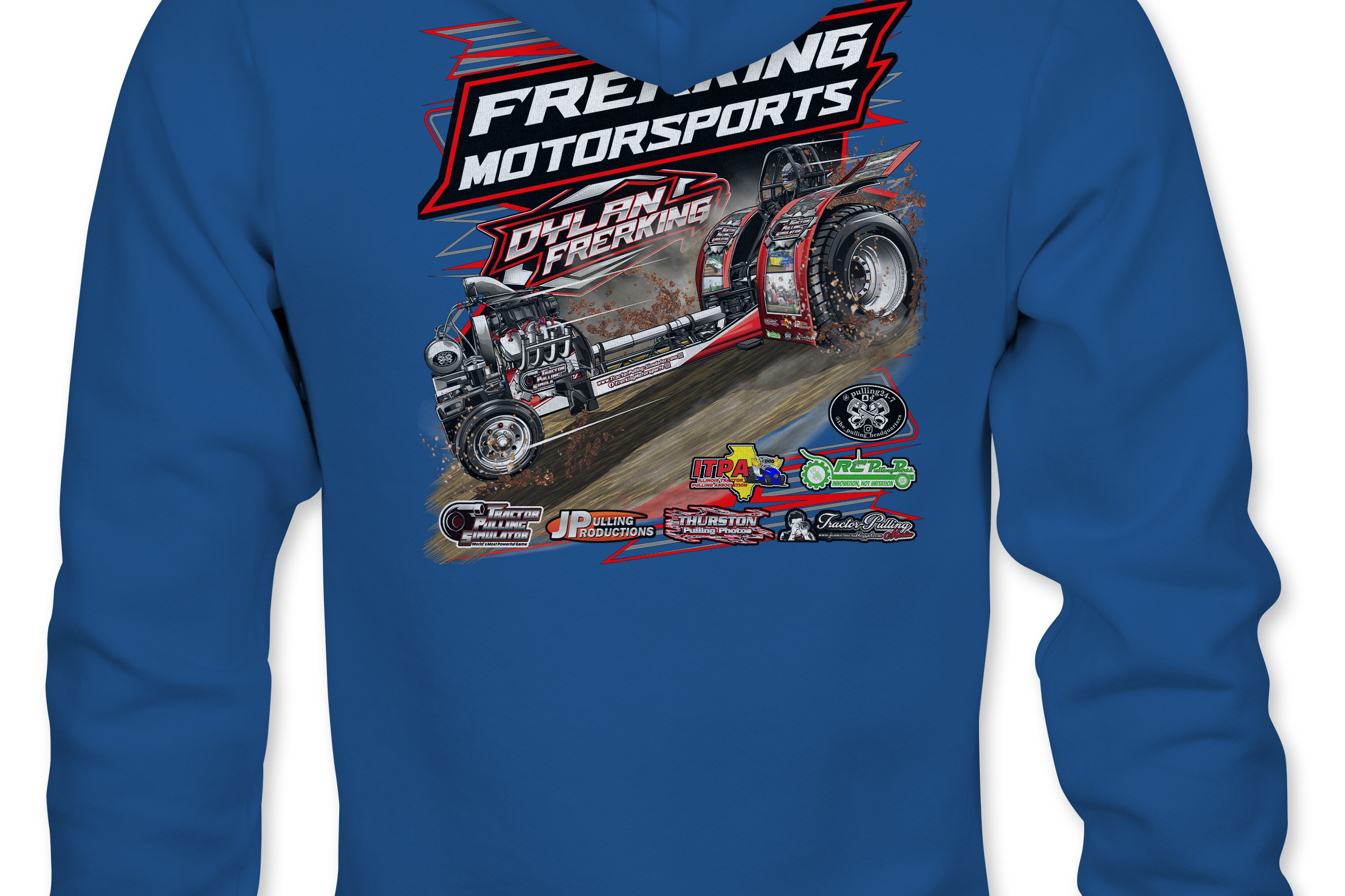 Frerking Motorsports Hoodies Black Acid Apparel
