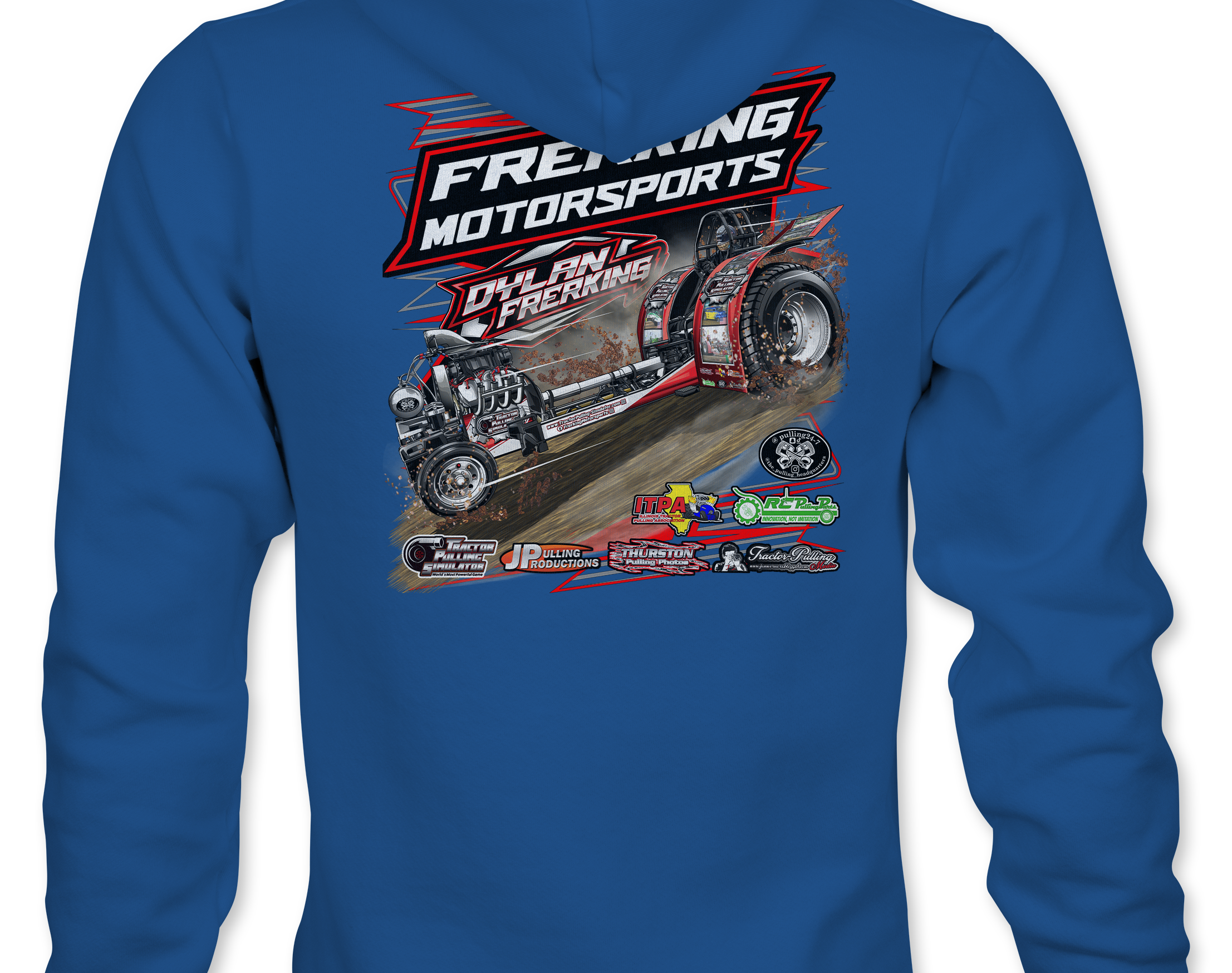 Frerking Motorsports Hoodies Black Acid Apparel