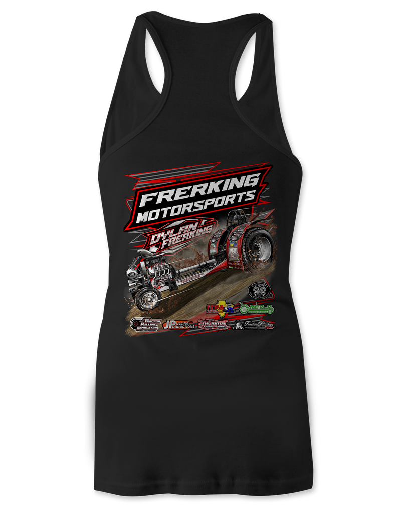 Frerking Motorsports Tank Tops Black Acid Apparel