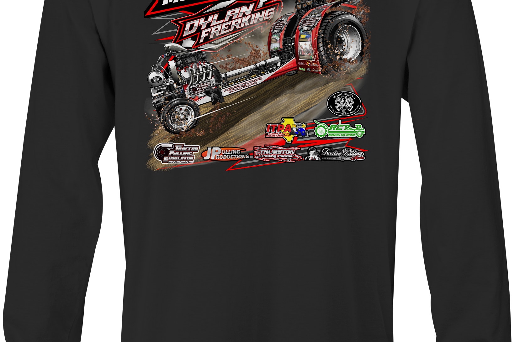Frerking Motorsports Long Sleeves Black Acid Apparel