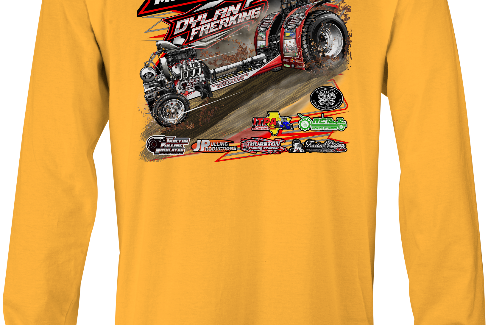 Frerking Motorsports Long Sleeves Black Acid Apparel