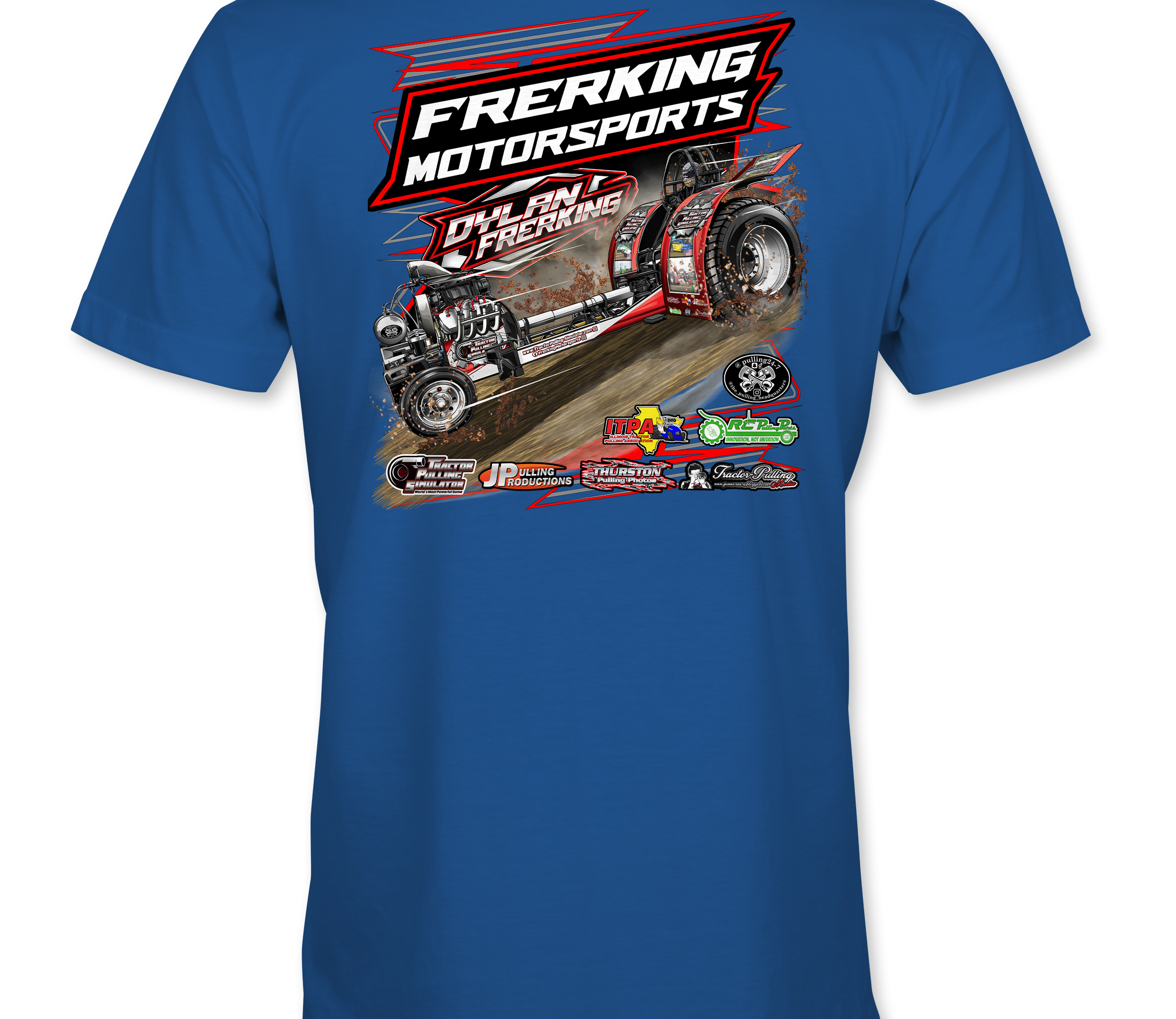 Frerking Motorsports T-Shirts Black Acid Apparel