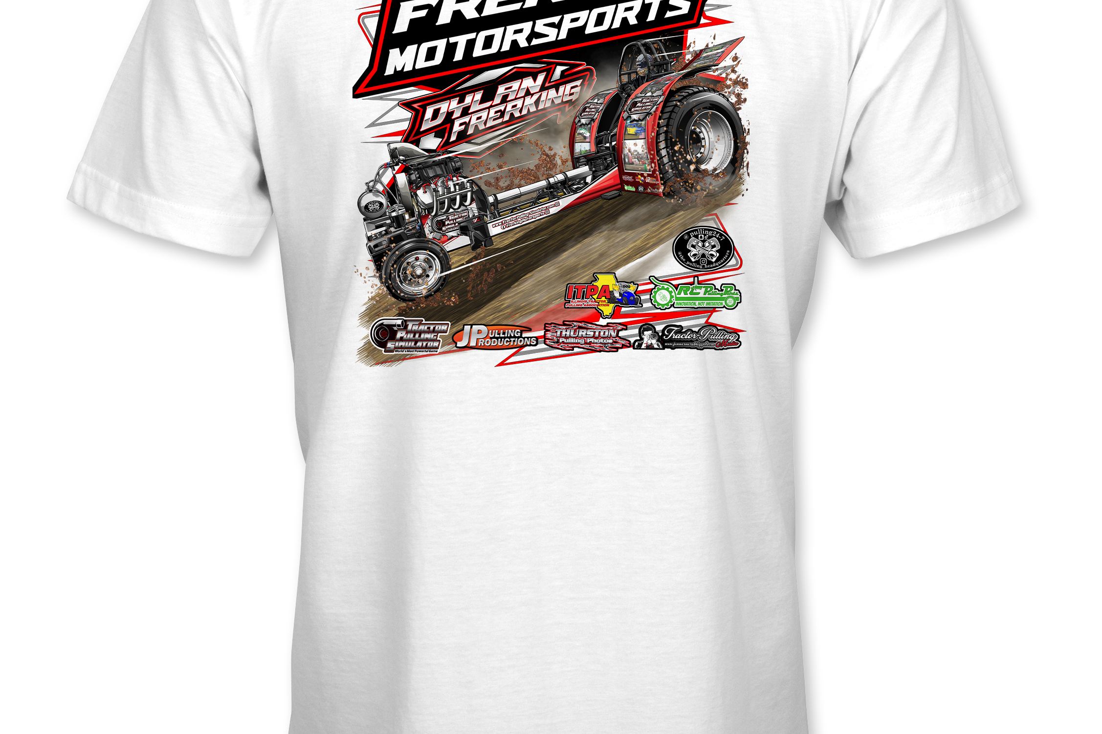 Frerking Motorsports T-Shirts Black Acid Apparel