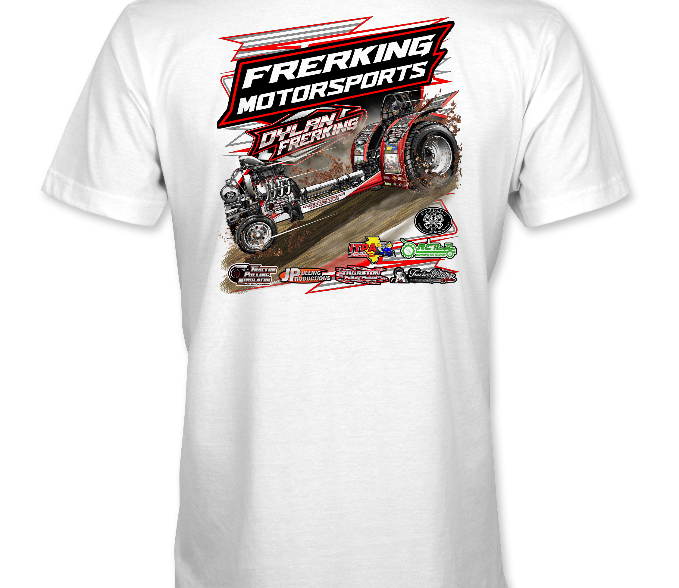 Frerking Motorsports T-Shirts Black Acid Apparel