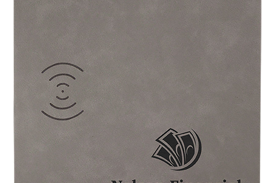 Leatherette Wireless Charging Mat Black Acid Apparel