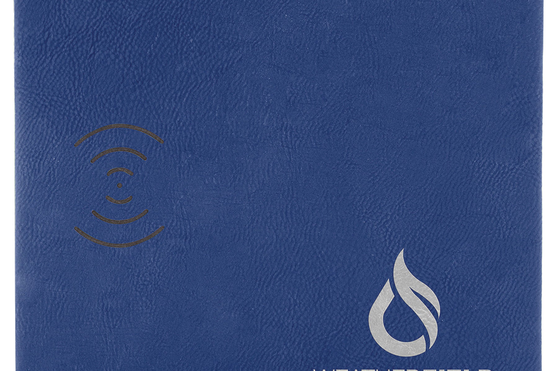 Leatherette Wireless Charging Mat Black Acid Apparel