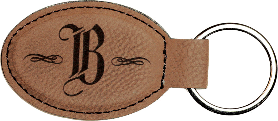 Leatherette Keychains Black Acid Apparel