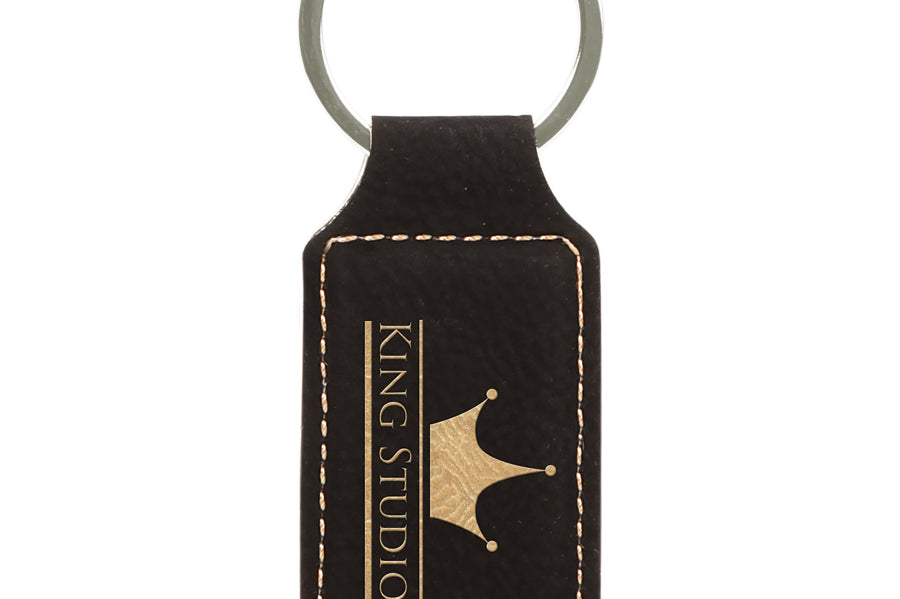 Leatherette Keychains Black Acid Apparel