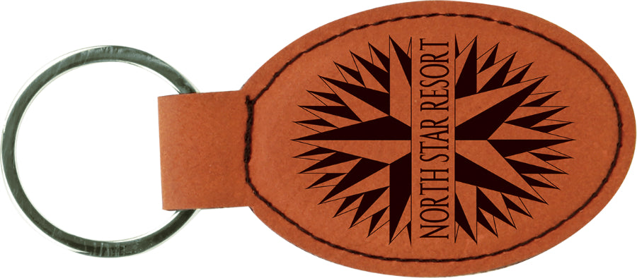 Leatherette Keychains Black Acid Apparel