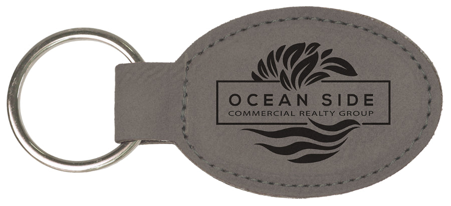 Leatherette Keychains Black Acid Apparel