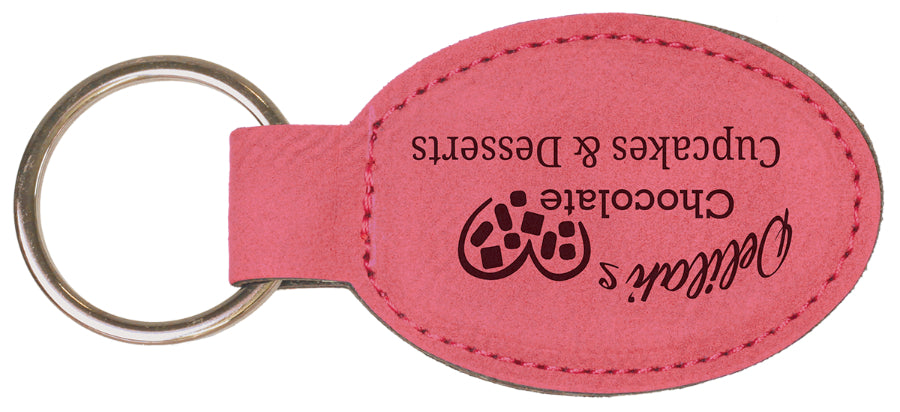 Leatherette Keychains Black Acid Apparel